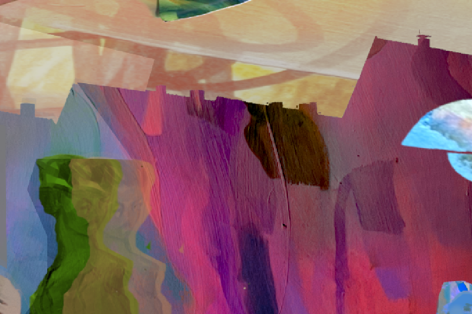 Kunst am Straßenrand: Blicke durchs Pappmaché