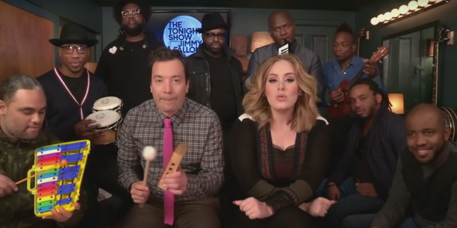 Auftritt von Adele bei Jimmy Fallon