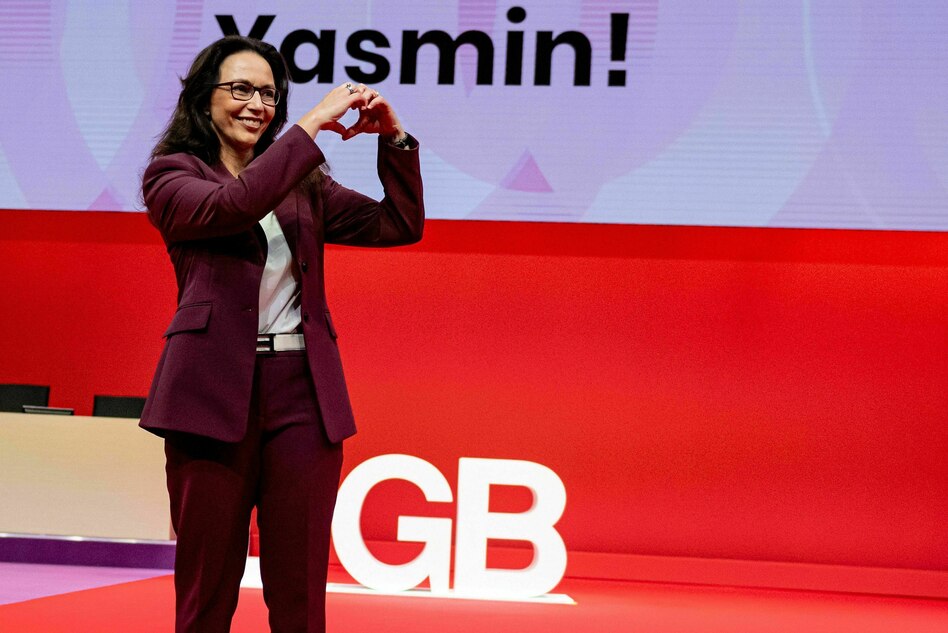 DGB bestätigt Vorsitzende: Yasmin Fahimi will sich gegen Sozialabbau stemmen