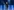 Andrea Bocelli vor blauem Hintergrund im San Siro von Mailand