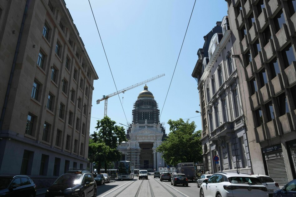 Bauarbeiten an Sehenswürdigkeit: Was für eine Fassade!