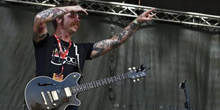 Jesse Hughes bei einem Festival in Nickelsdorf