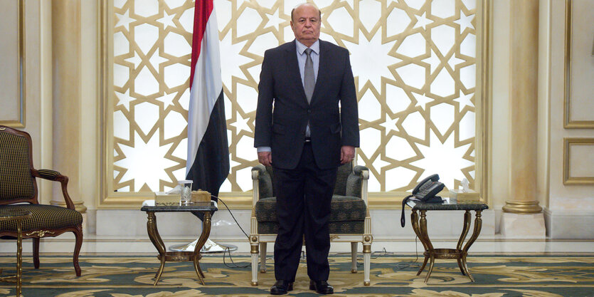 Abd-Rabbu Mansur Hadi in Riad