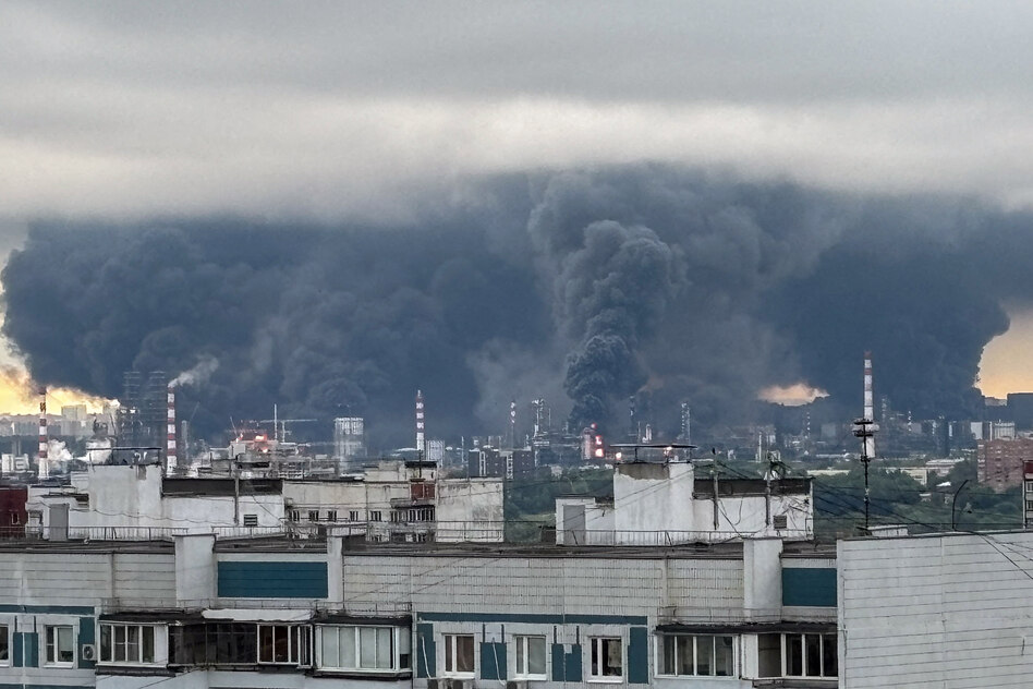 +++ Nachrichten im Ukraine-Krieg +++: Rauchwolken über Moskau