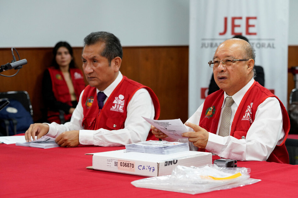 Nach der Stichwahl in Peru: Unterlegener Kandidat ruft zu Protesten auf