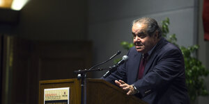 Antonin Scalia während einer Rede am Rhodes College