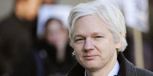 Julian Assange auf einem Archivbild