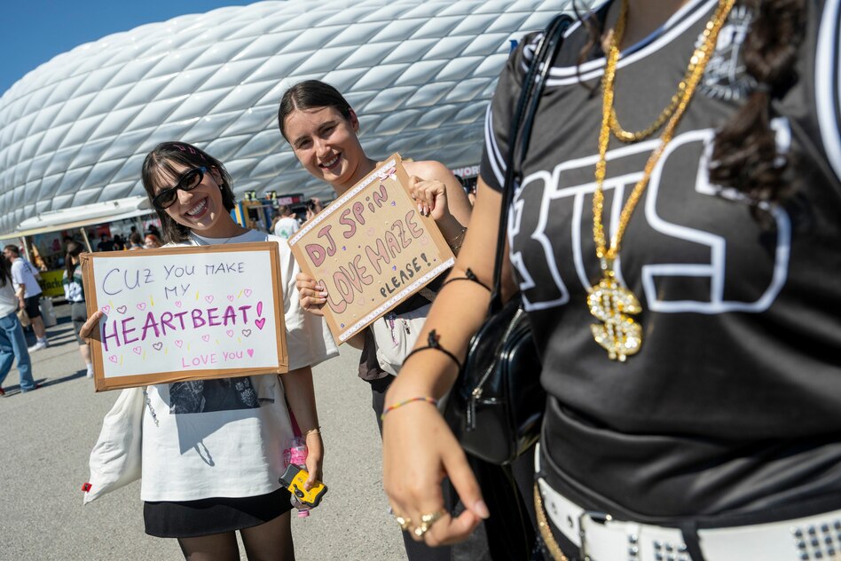 BTS in München: Eine große Streicheleinheit
