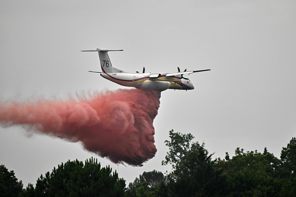 Waldbrände in Frankreich und Spanien: Hitzewelle naht – Feuer bei Bordeaux bleibt Herausforderung