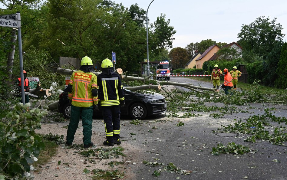 Unwetter in Deutschland: Tornado in Brandenburg