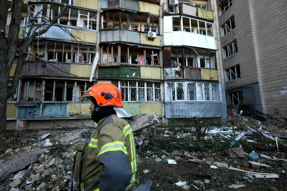 Russian air attacks on Kyiv: