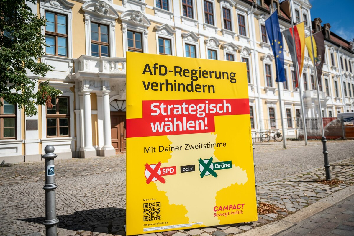 Before the election in Saxony-Anhalt: Gains for the anti-fascist bulwark