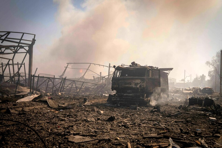 Kyjiw unter Dauerfeuer: Dutzende Tote bei Explosion von Munitionslager in Kyjiw
