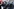 Polizei und Teilnehmende der Demo stehen sich gegenüber