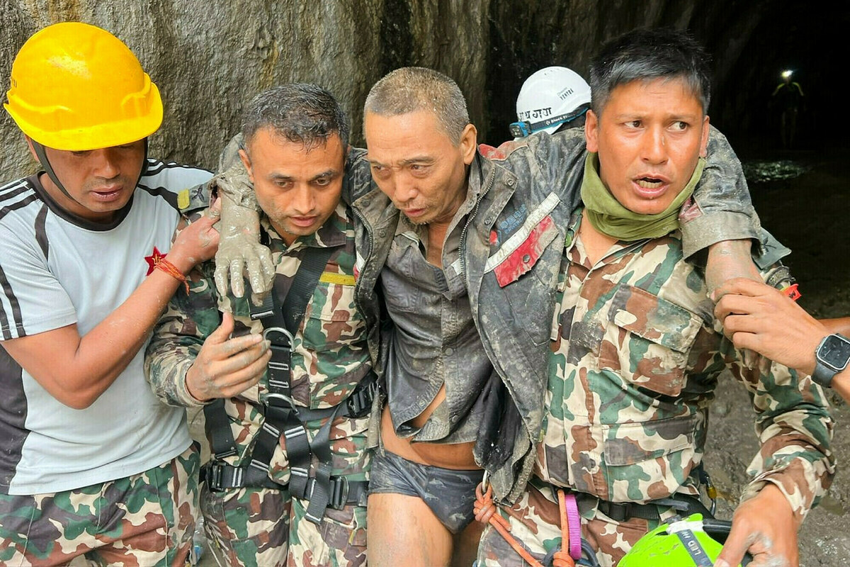 Rescuers in Nepal save two more survivors after flash flood