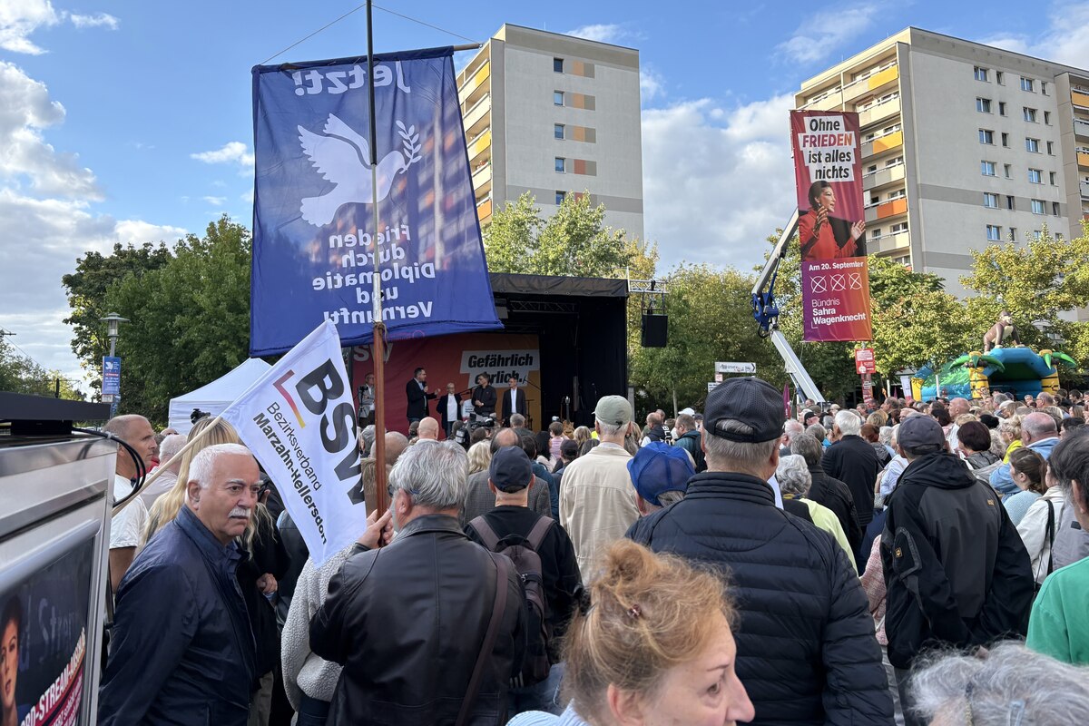 Wahlkampf des BSW in Berlin: Wagenknecht ist wieder da | taz.de