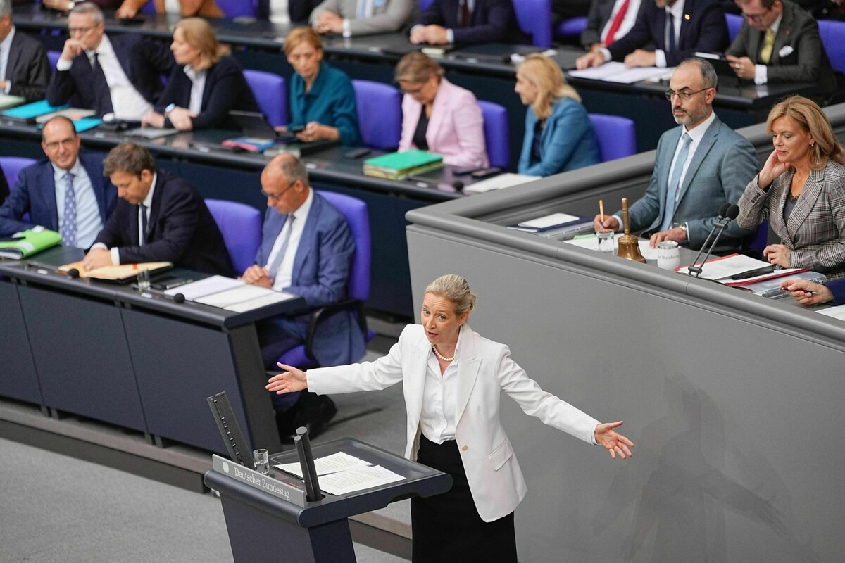 General debate in the Bundestag: Hyper-aggressive vs. helpless