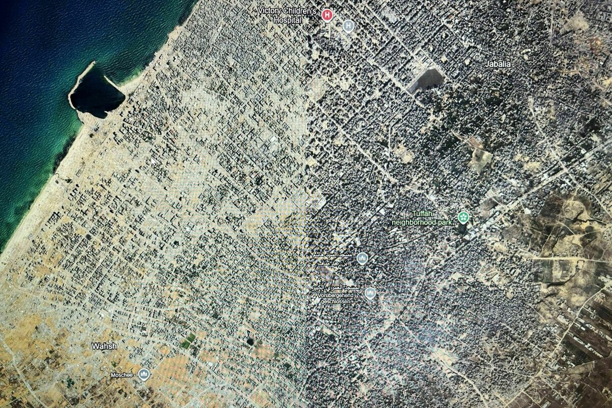 Updated satellite images of Gaza: Google Maps shows the devastation in ...