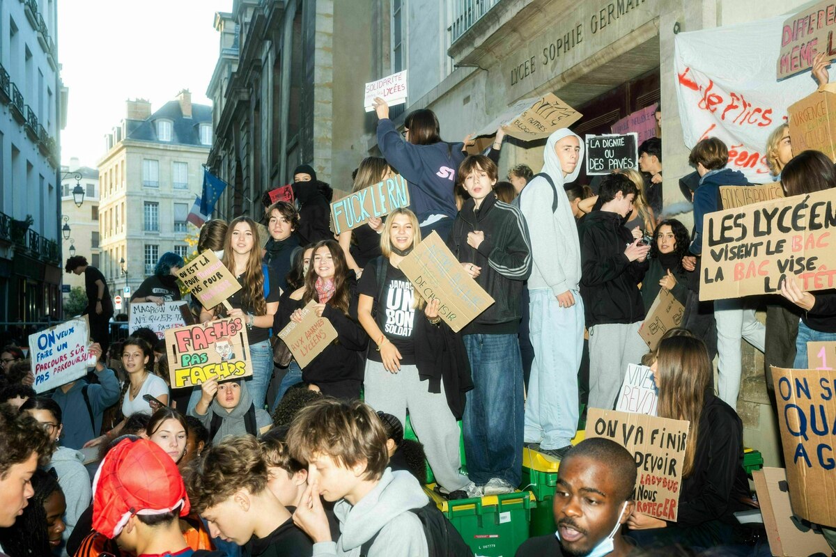 Schulproteste in Frankreich: Auf den Barrikaden