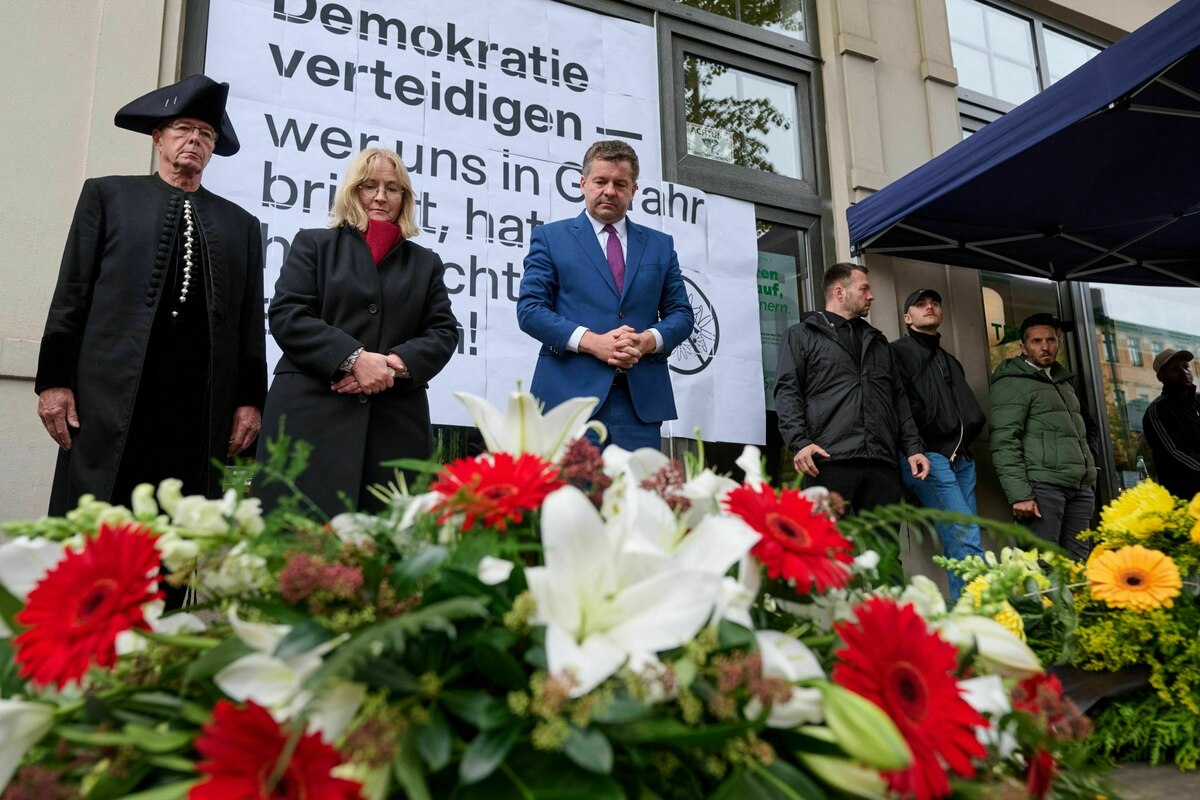 Gedenkveranstaltung in Halle: Tillschneider muss draußen bleiben