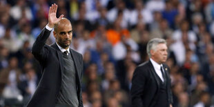 Pep Guardiola beim Champions-League-Spiel gegen Real Madrid