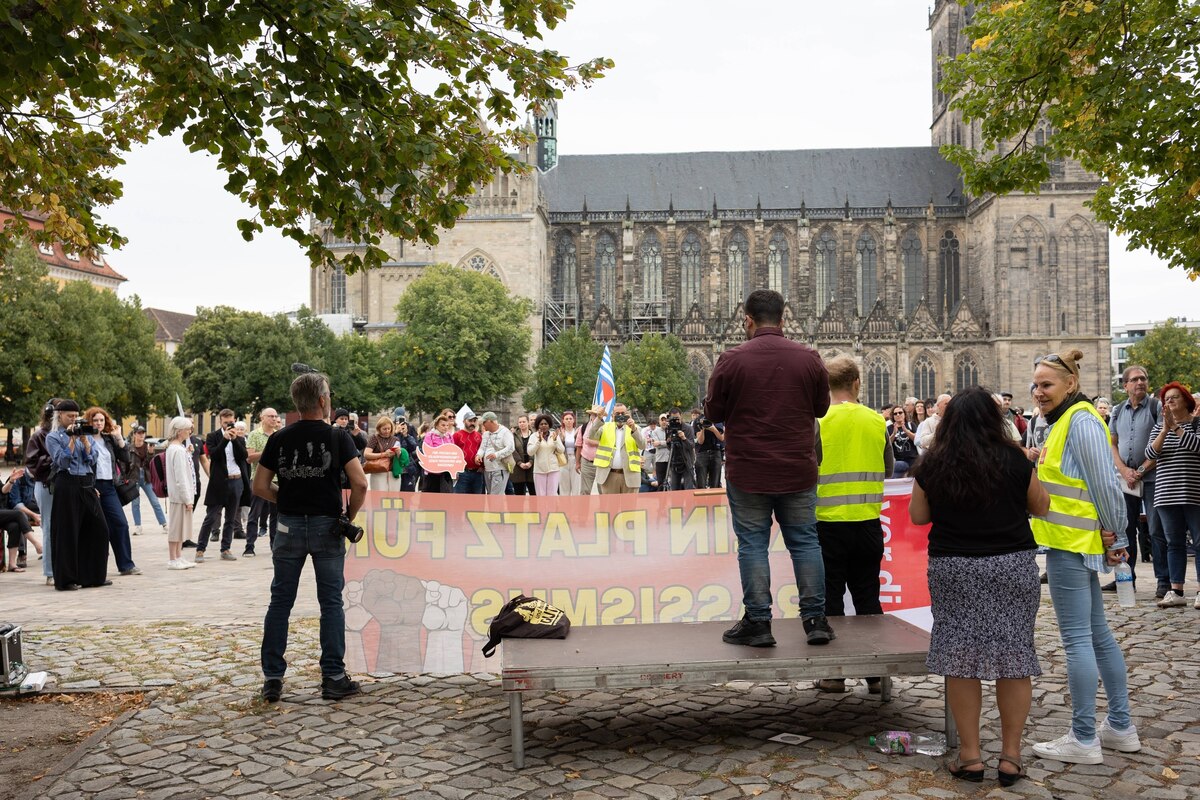 Migrant*innen-Streik in Halle: „Es ist doch nicht alles verloren in Sachsen-Anhalt“