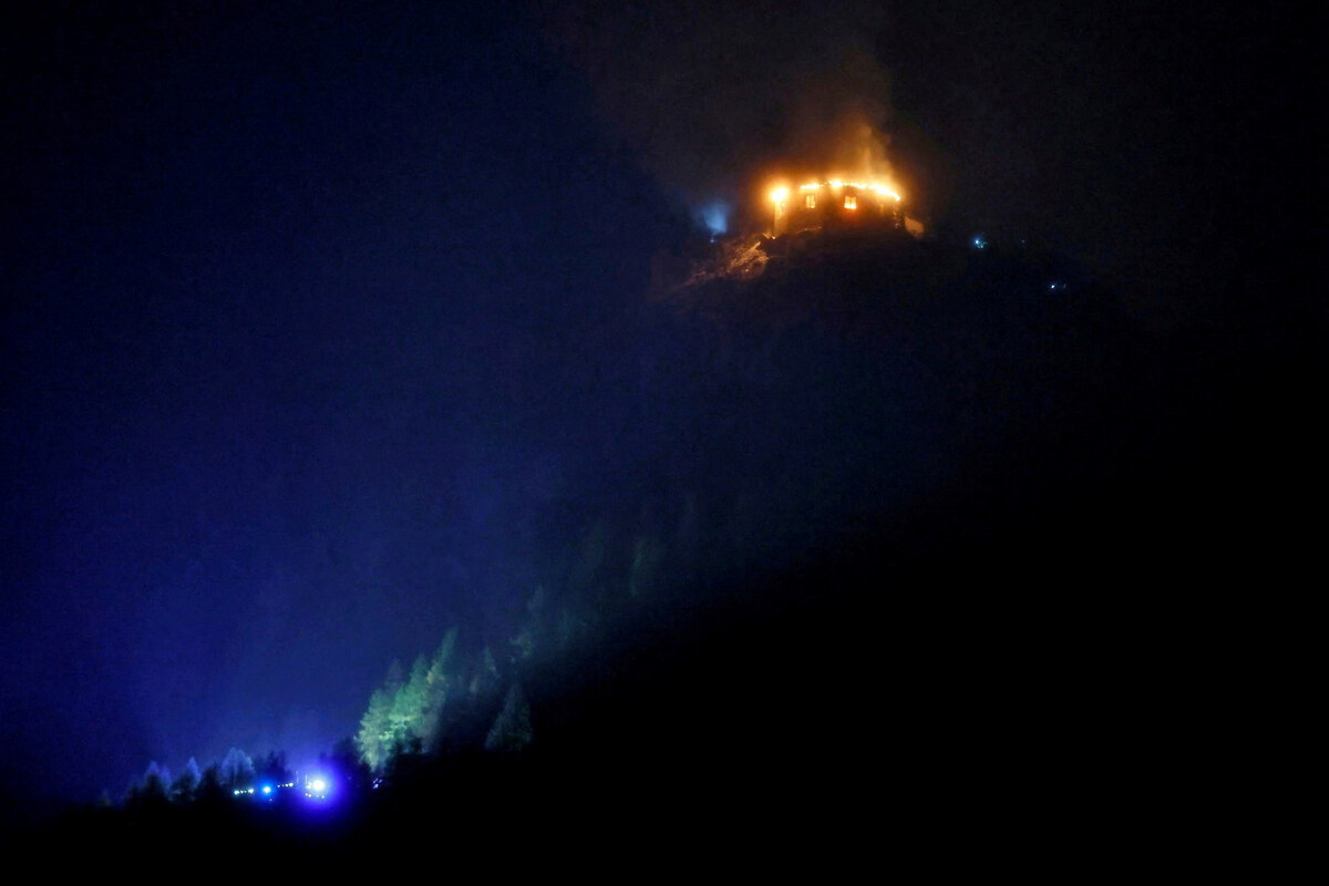 Verdacht auf Brandstiftung: Hitlers „Teehaus“ am Obersalzberg niedergebrannt