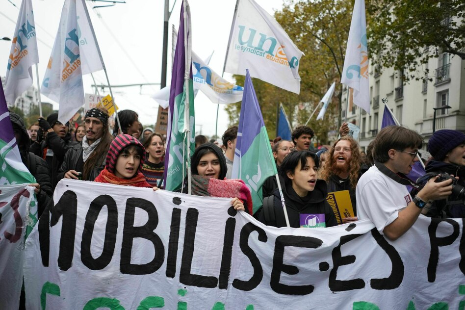+++ Protesttag in Frankreich +++: Tränengas, Kontrollen und Festnahmen