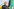 Ibrahim Ibrahim steht vor einer palästinensischen Flagge