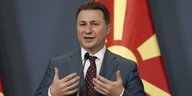 Mazedoniens Regierungschef Nikola Gruevski.
