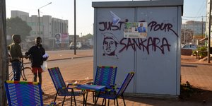 Graffito in Ouagadougou