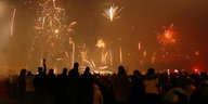 Feuerwerk in Köln an Silvester