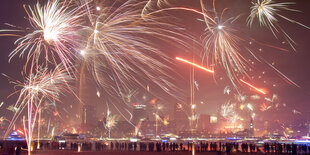 Feuerwerk in Hamburg