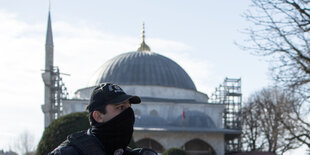 Eine Moschee in Istanbul