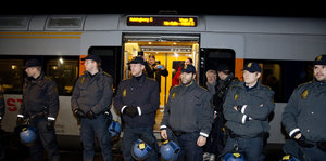 Dänische Polizisten im Einsatz