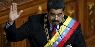 Nicólas Maduro im Porträt