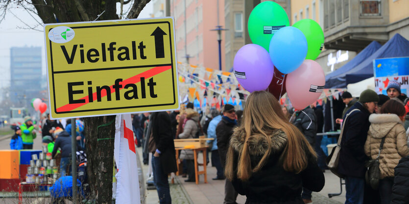 2016 wird bereits die achte „Meile der Demokratie“ veranstaltet.