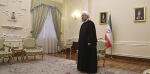 Irans Präsident Hassan Ruhani in Tehran