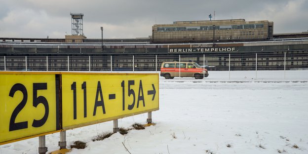 Der einstige Flughafen Tempelhof