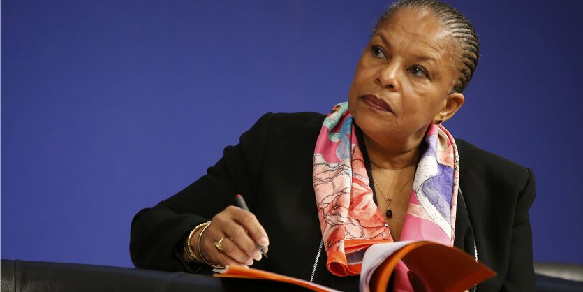 Portrait von Christiane Taubira.