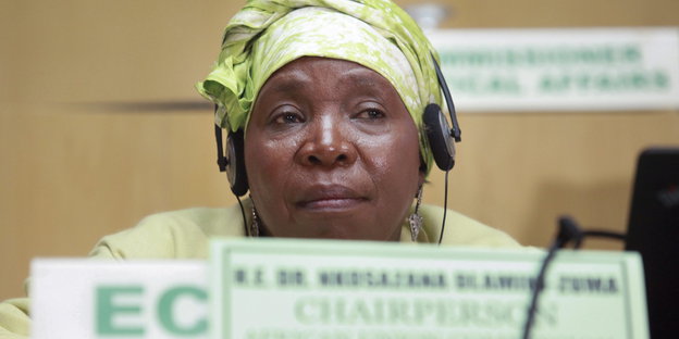 AU-Kommissionschefin Dlamini-Zuma