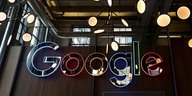 das bunte Logo von Google