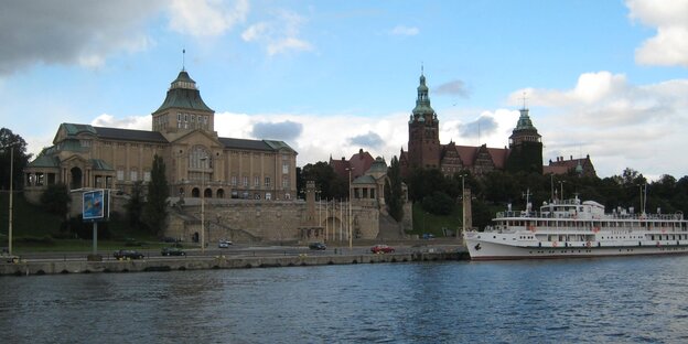 Stettin von der Oder gesehen Stettin von der Oder gesehen